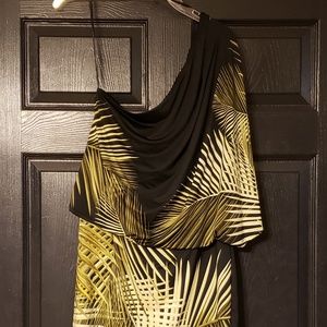 Jessica Simpson one shoulder dress